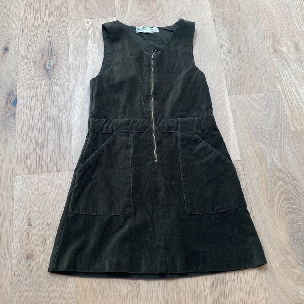 Zara dark green girl dress: 8y